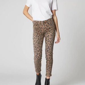 Blank NYC Leopard Print Reade Crop Skinny Jeans Size 26